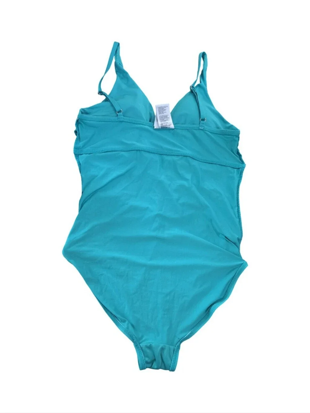 Calvin Klein Ruched One-Piece Swim Suit Rushing Slimming Size 10